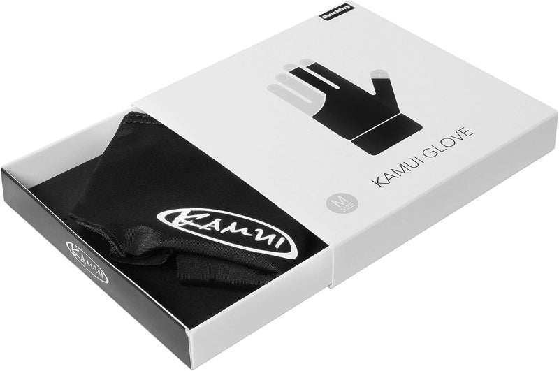 KAMUI Billiard GLOVE QuickDry, for LEFT Hand, Black (L) - Image 2